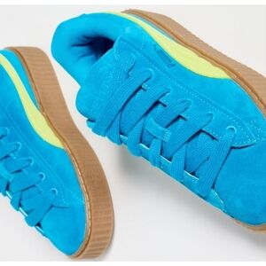 Puma Fenty x Cepper Phatty In the Speed Blue Lime Size 5.5
